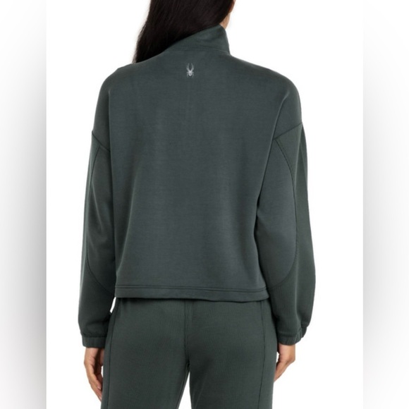 Spyder Ribbed Pullover Half Zip Softstreme Shirt NWT - Picture 2 of 6